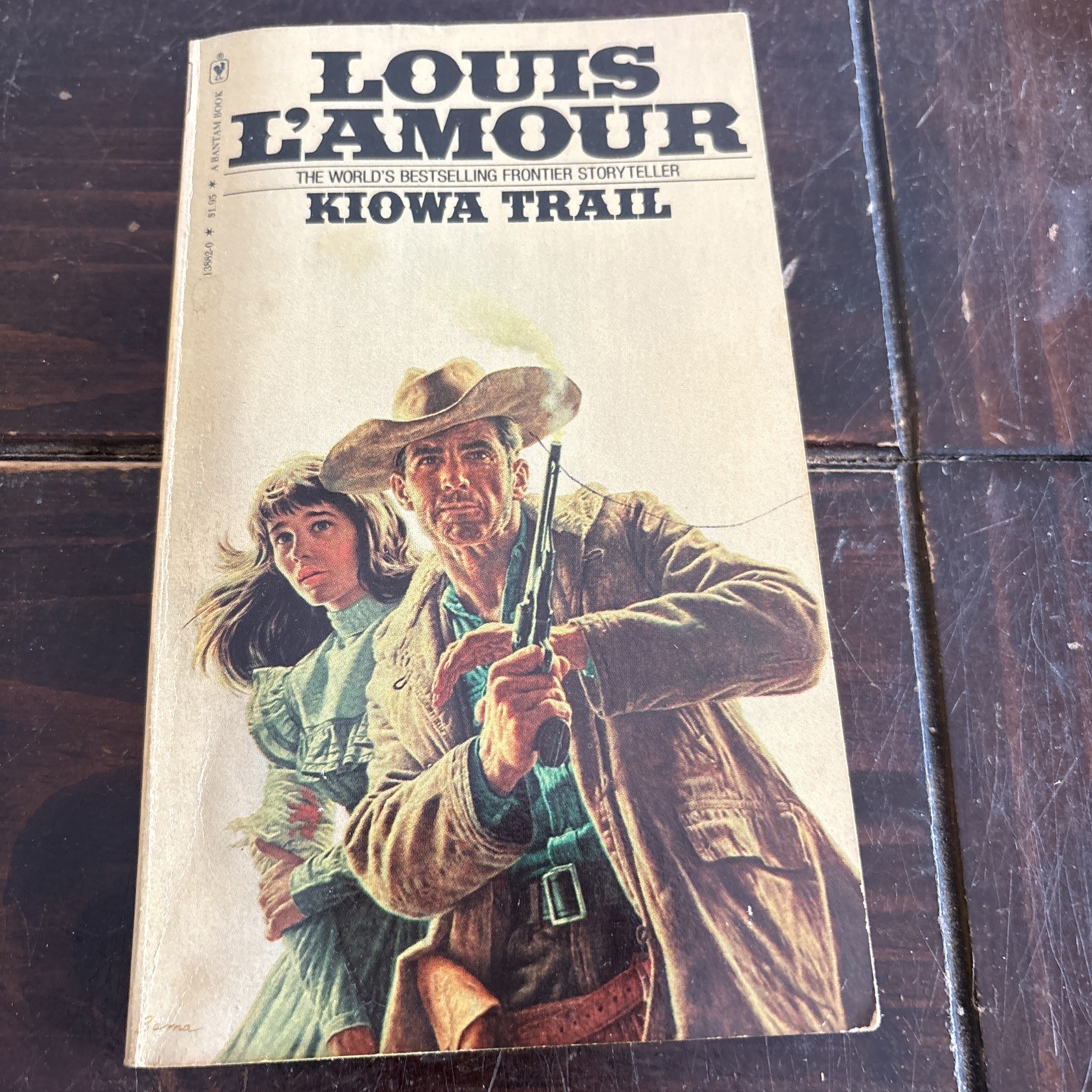 Kiowa Trail by Louis L’Amour, PB Book, Good-Shape, 1980.