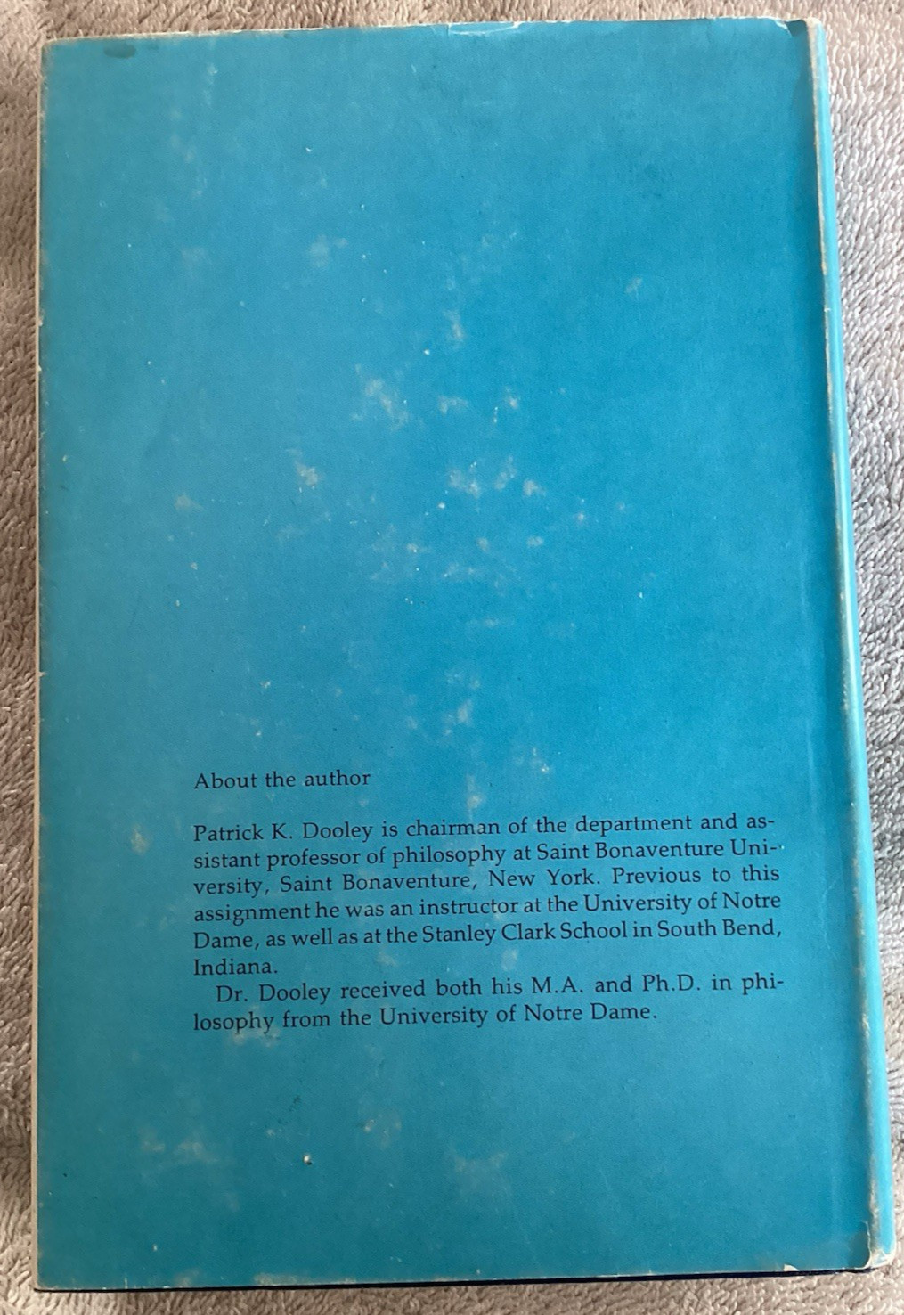 Pragmatism As Humanism: The Philosophy of William James/Patrick K. Dooley/VG HC