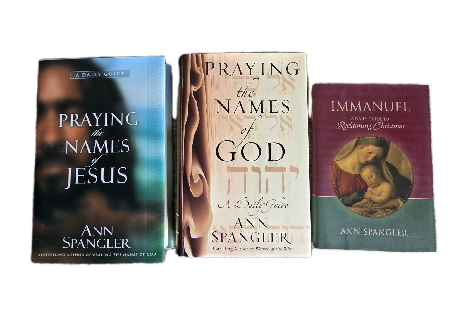 PRAYING THE NAMES OF GOD: A DAILY GUIDE By Ann Spangler – Hardcover + 2 Others