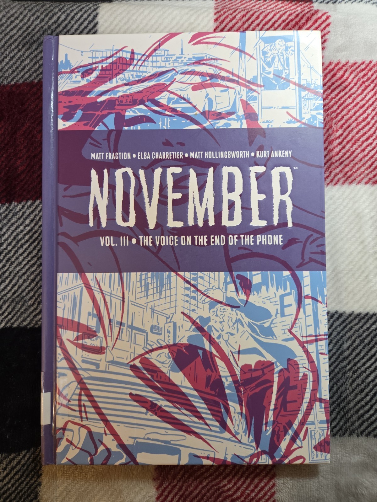 November – Volume III Hardcover-Matt Fraction READ DESC, INSIDE PAGES LN
