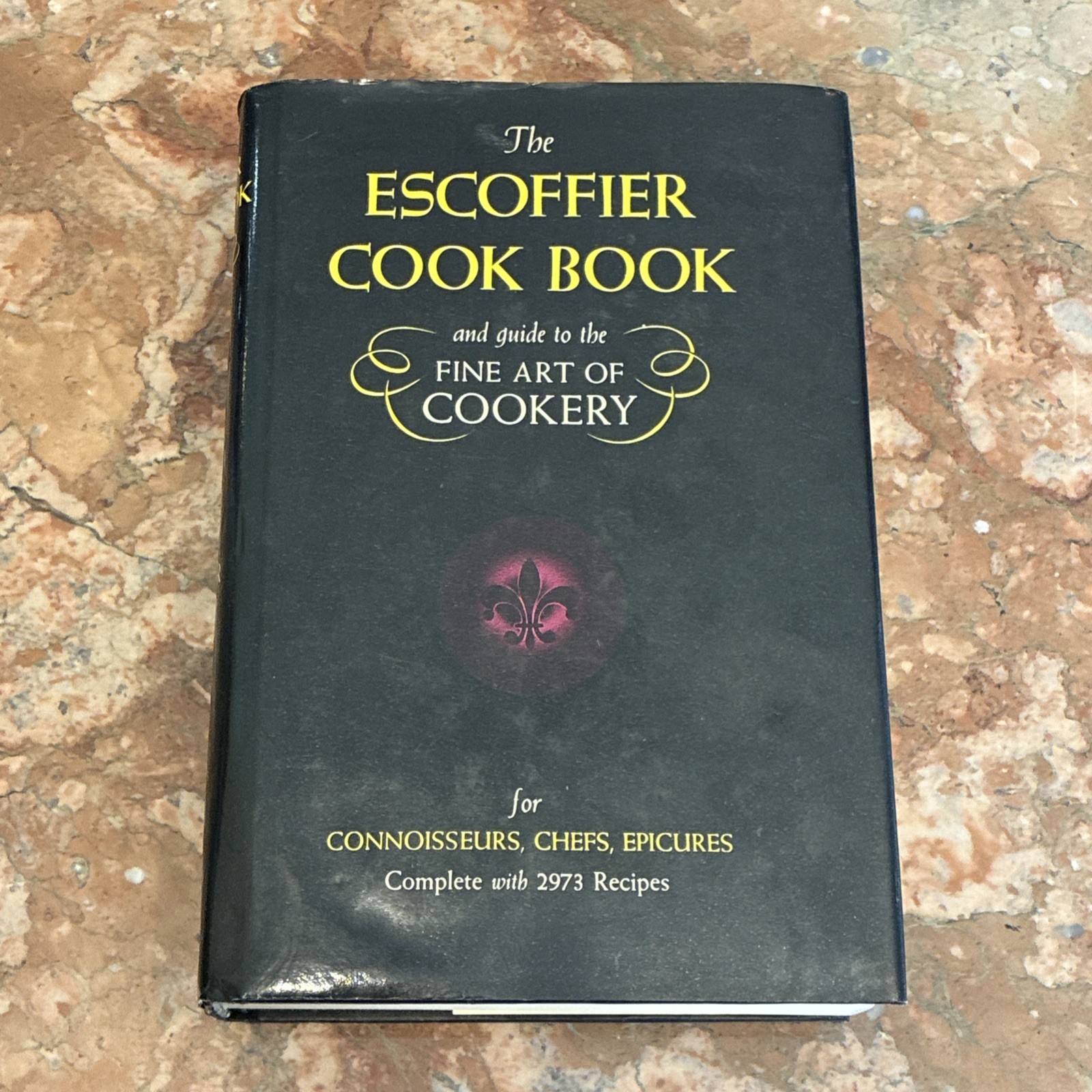 Book Escoffier Cookbook Fine Art Of Cookery French Chef Chef Vintage Cookbooks