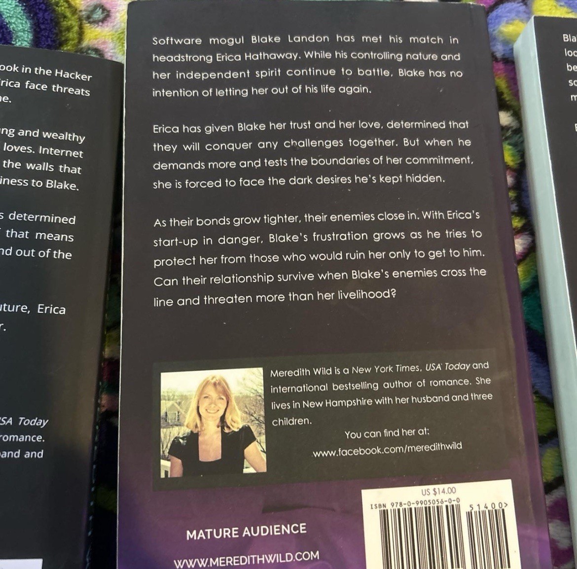 Meredith Wild paperback book collection of 2-5