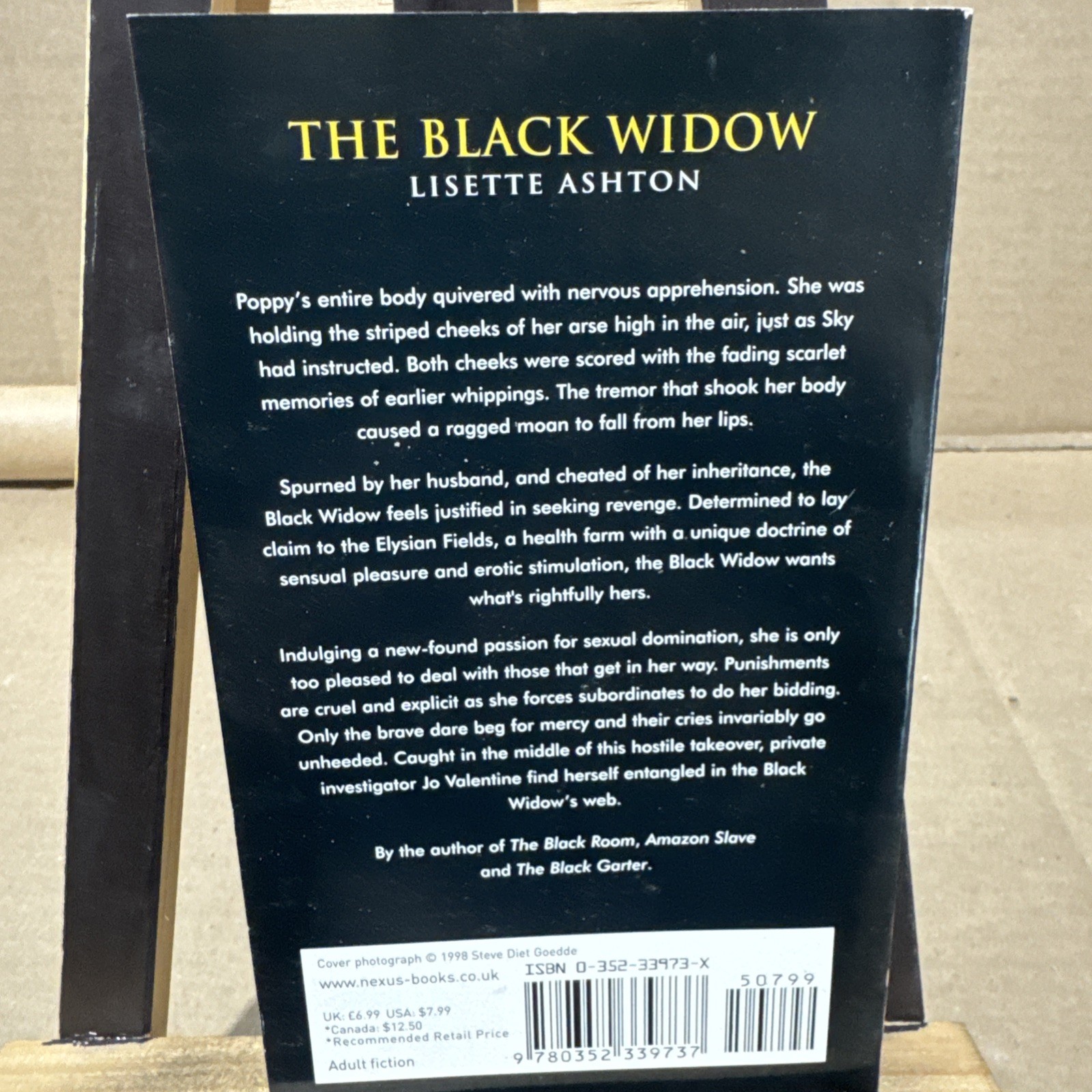 The Black Widow (Nexus Classics) By Lisette Ashton