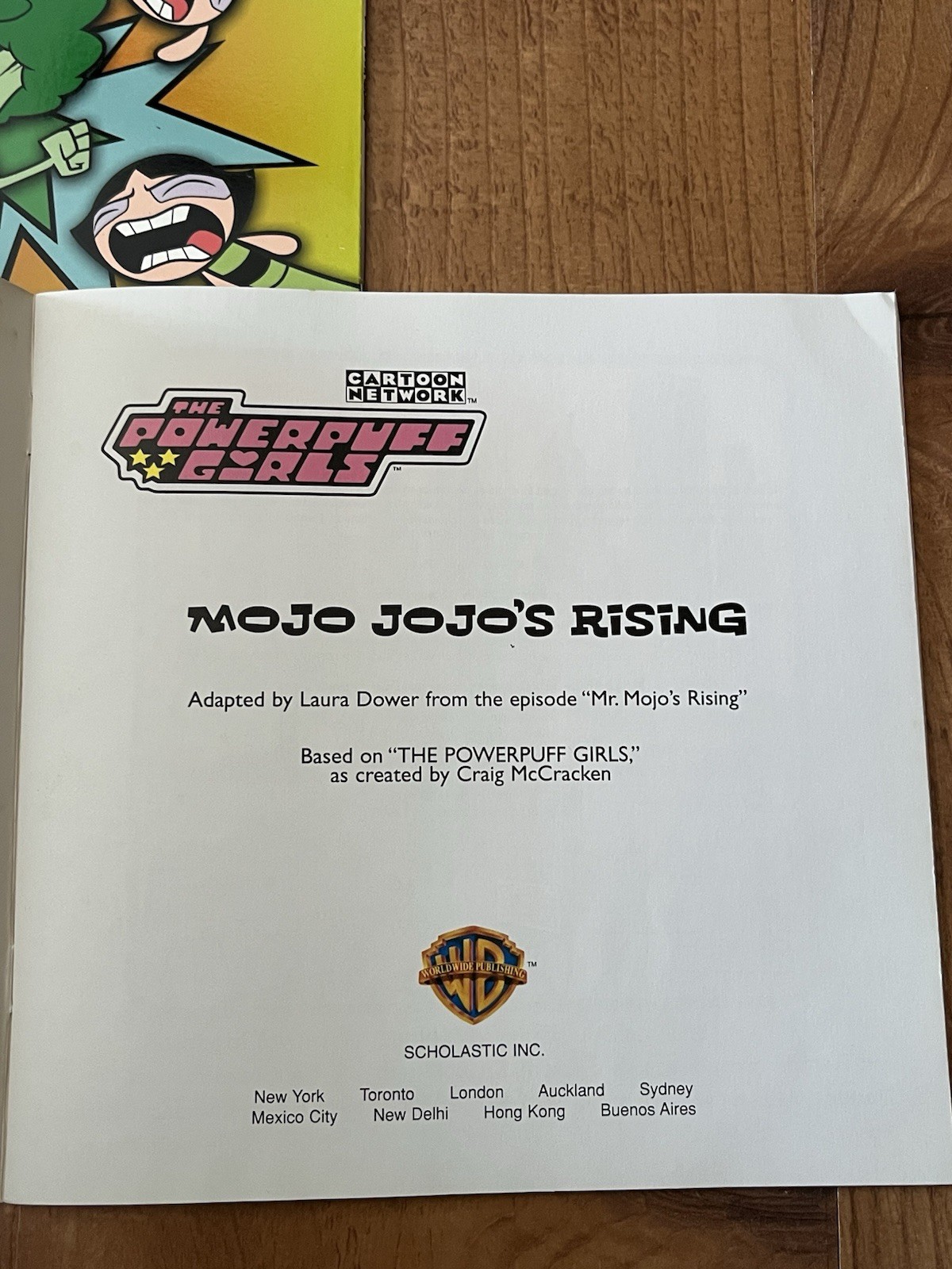 PowerPuff Girls Books MOJO JOJO’S RISING And BEAT YOUR GREENS Scholastic Y2K