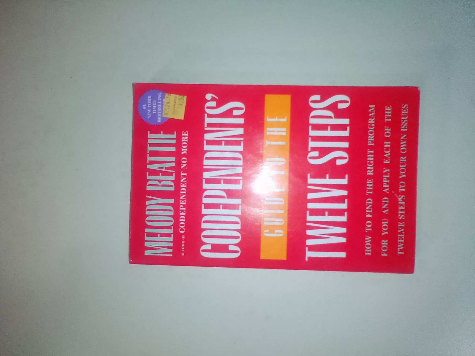 Melody Beattie Codependents’ Guide to the Twelve Steps Paperback Self-Help
