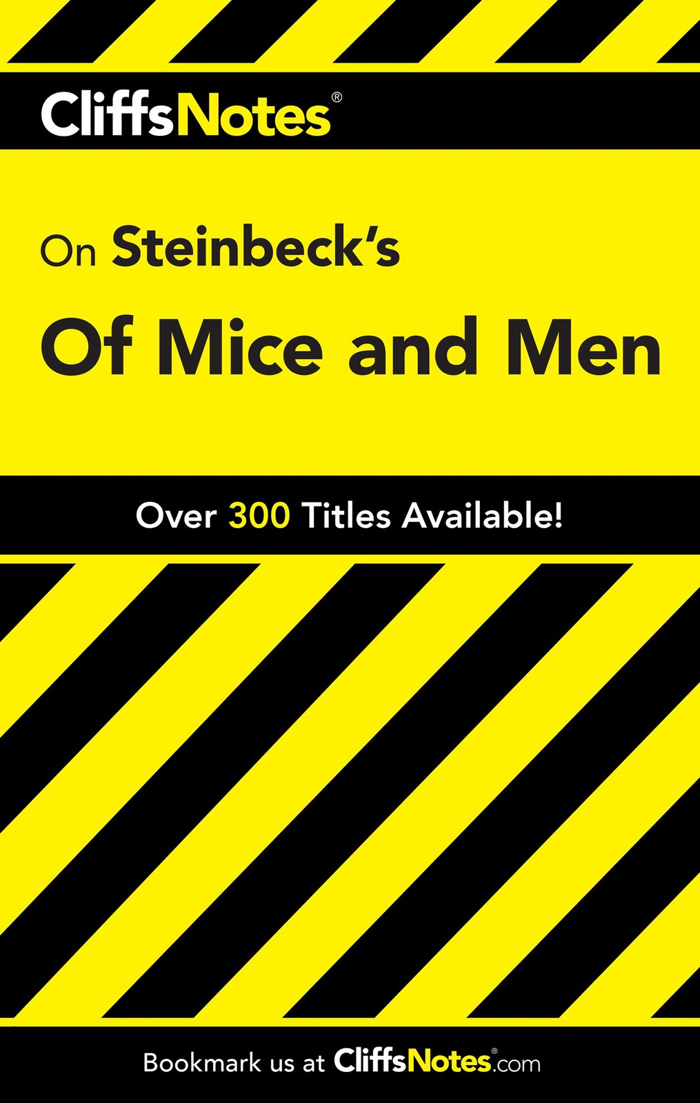 Cliffsnotes on Steinbeck’s of Mice and Men (Cliffsnotes Literature Guides)