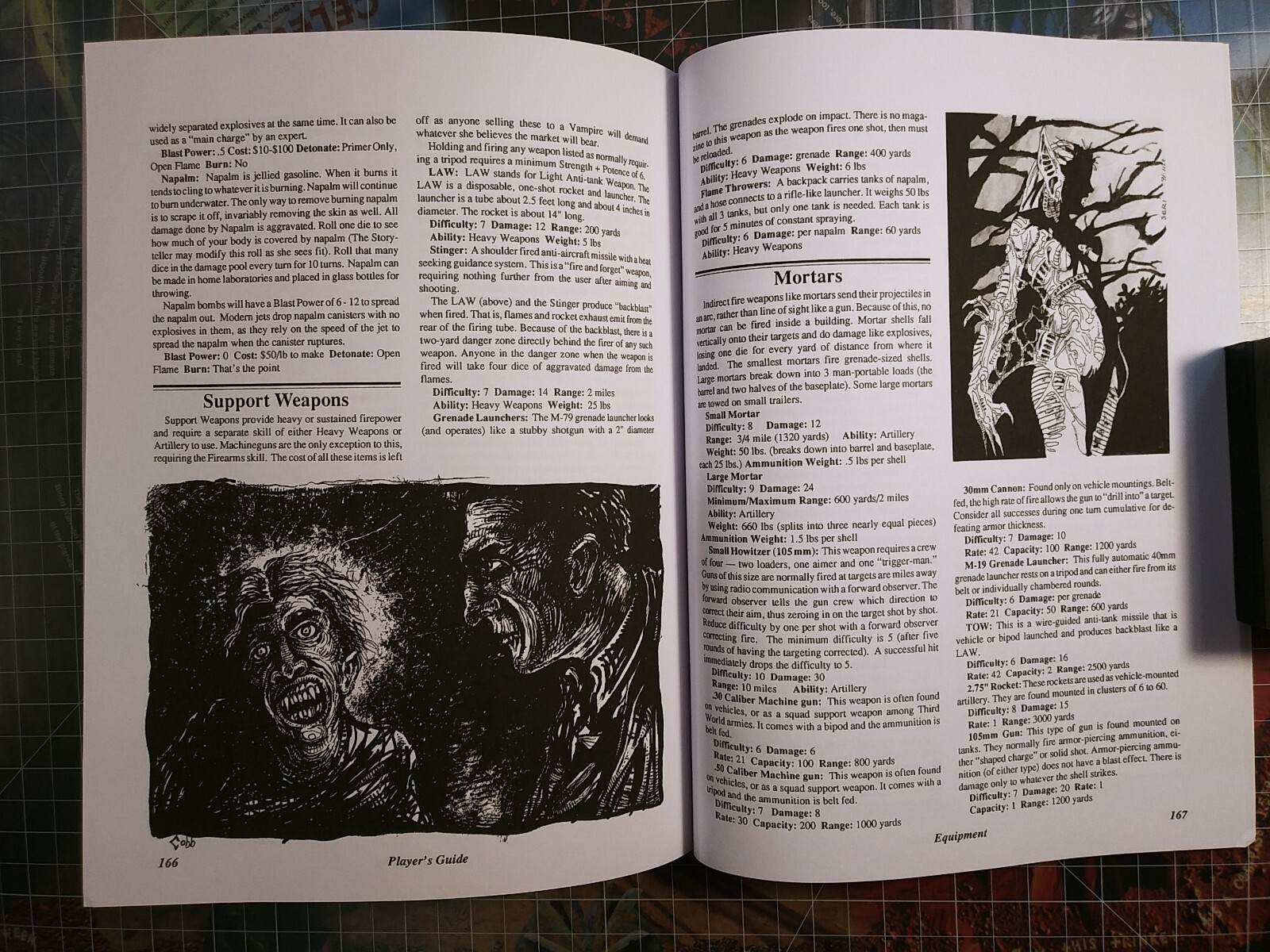 Vampire: The Players Guide – 1st Edition – Softcover – White Wolf – Reprint