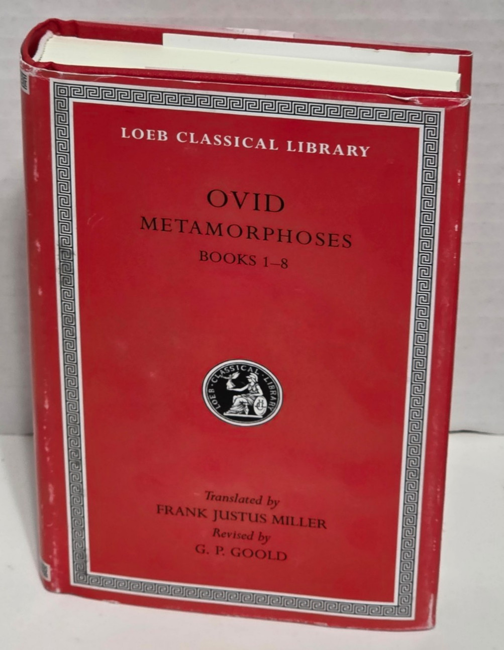 Ovid Metamorphoses Books 1-8 Loeb Classical Library HC DJ Frank Justus Miller