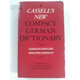 CASSELL’S COMPACT GERMAN-ENGLISH ENGLISH-GERMAN DICTIONARY By H. C. Sasse & J.