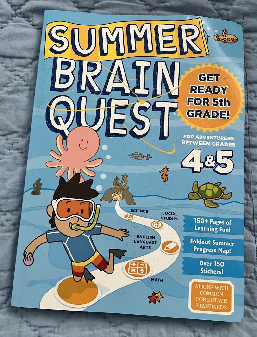 Summer Brain Quest: Between Grades 4 And 5 by Bridget Heos, Claire Piddock…