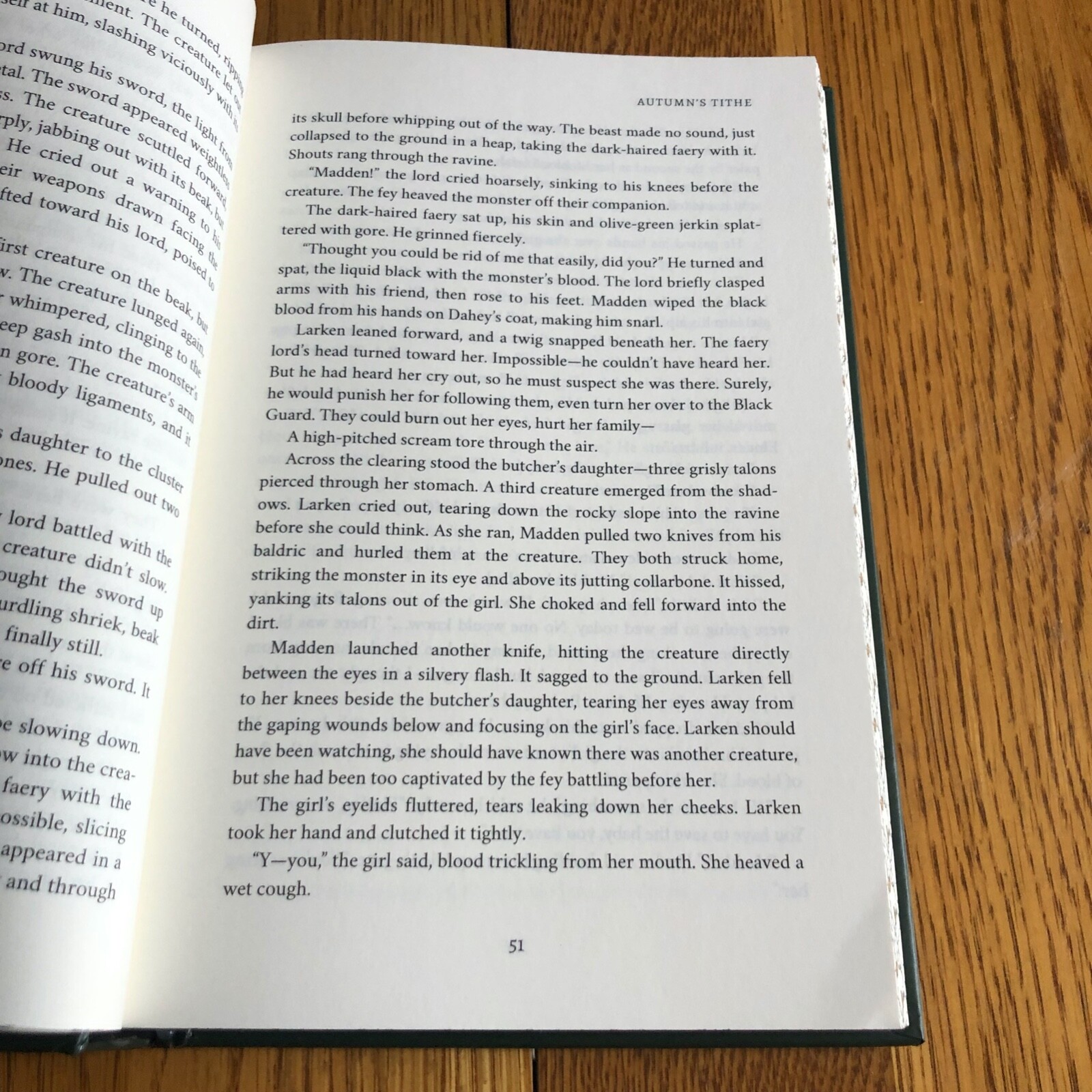 Autumn’s Tithe by Hannah Parker Hardcover 2021 SIGNED