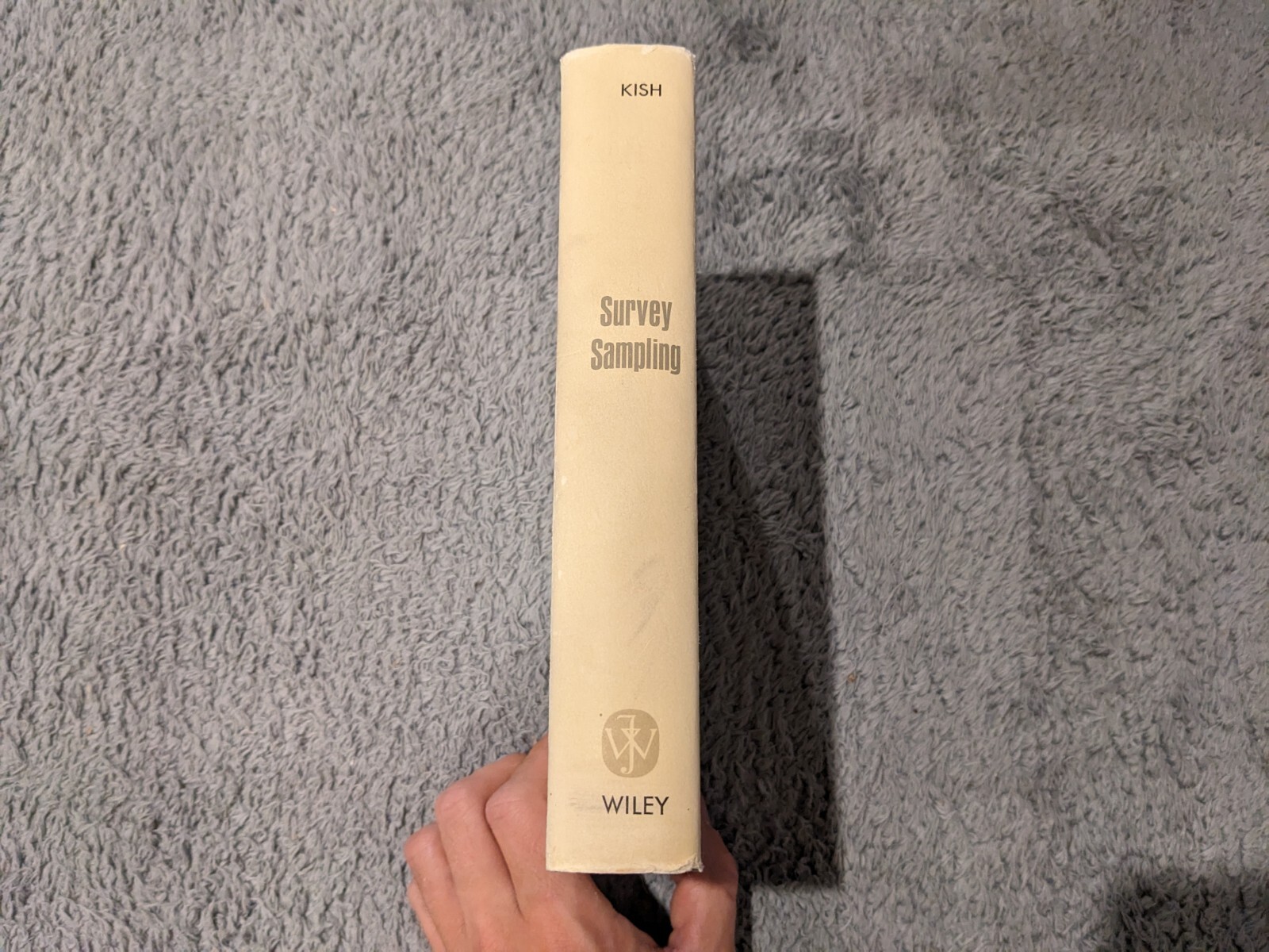 Survey Sampling Leslie Kish 1967 Second Edition John Wiley And Sons Hardcover
