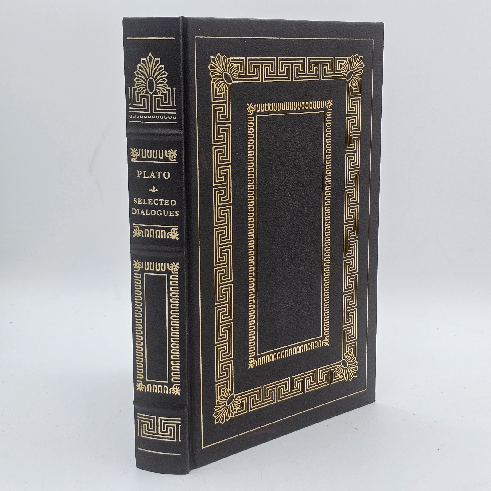 Plato Selected Dialogues 1983 Franklin Library Leather HC Philosophy