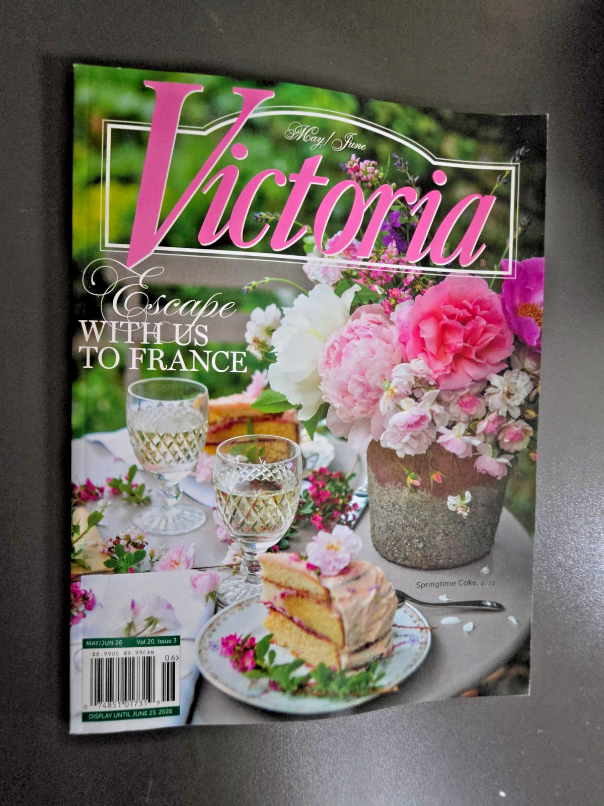 Victoria Magazine – May/June Issue – Escape With Us To France