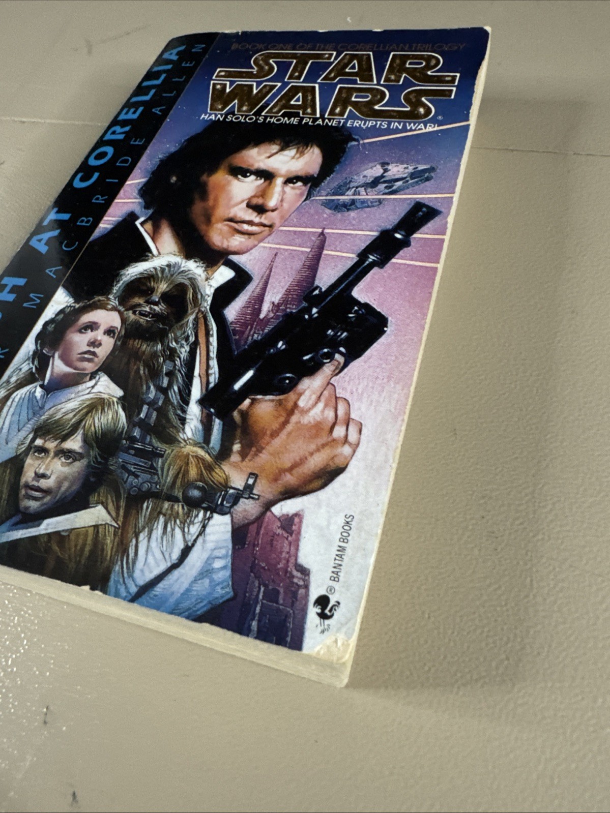 Star Wars: THE CORELLIAN TRILOGY Complete Roger Macbride Allen 1-3 PB Book lot