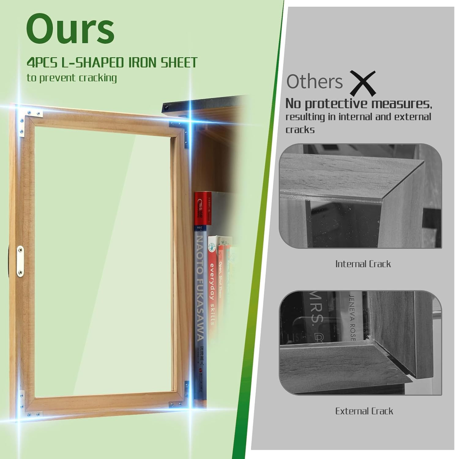 Little Library Box Outdoor, Waterproof Outdoor Library Book Box, Little Wood Cab