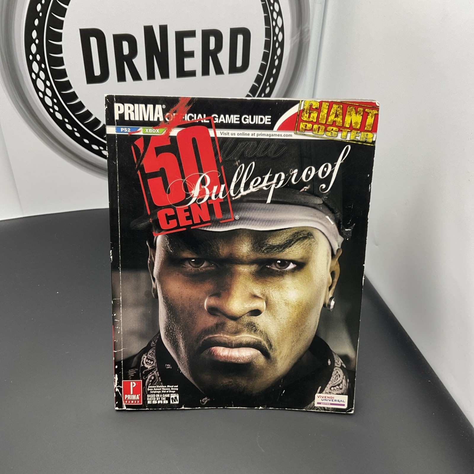 50 Cent: Bulletproof Prima Official Strategy Guide PS2 Xbox *No Map* Fast Ship