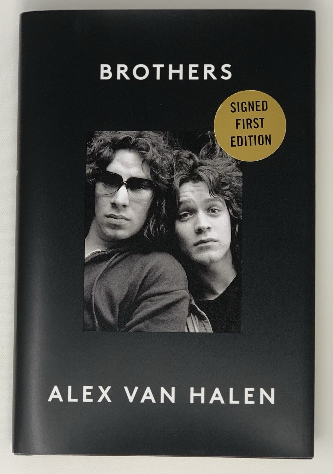 Brothers Alex Van Halen 1st Edition Signed Hardcover Book Autographed