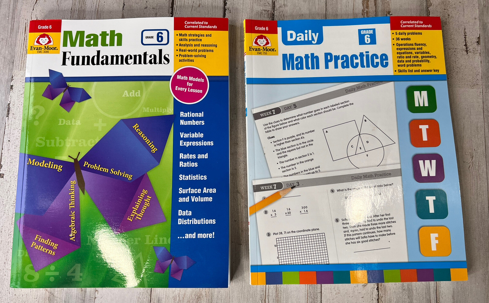 Math Fundamentals And Math Practice Books Grade 6 New