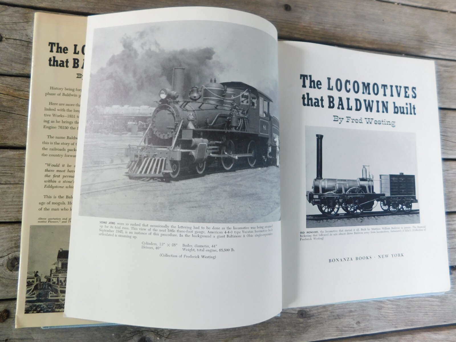 1966 THE LOCOMOTIVES THAT BALDWIN BUILT by Fred Westing HB/DJ RAILROAD