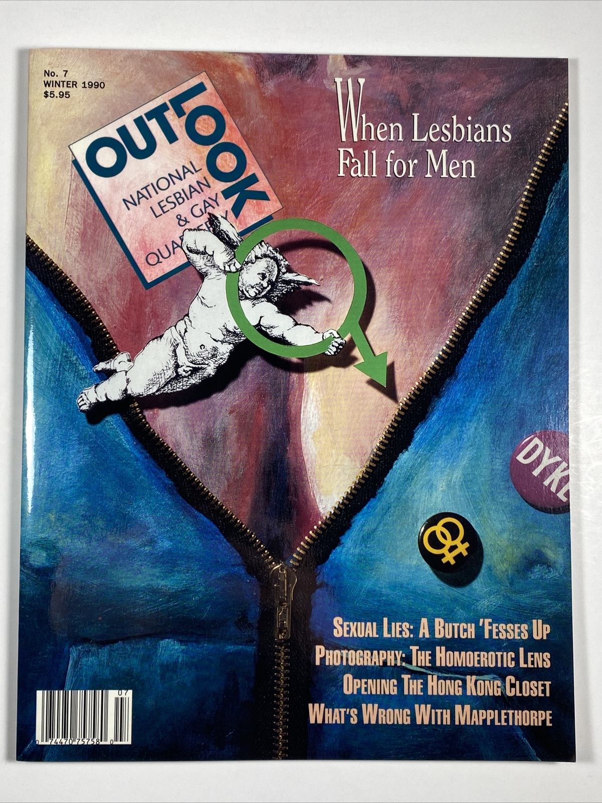 Outlook #7-National Lesbian & Gay Quarterly-Winter 1990 book magazine 90 pages