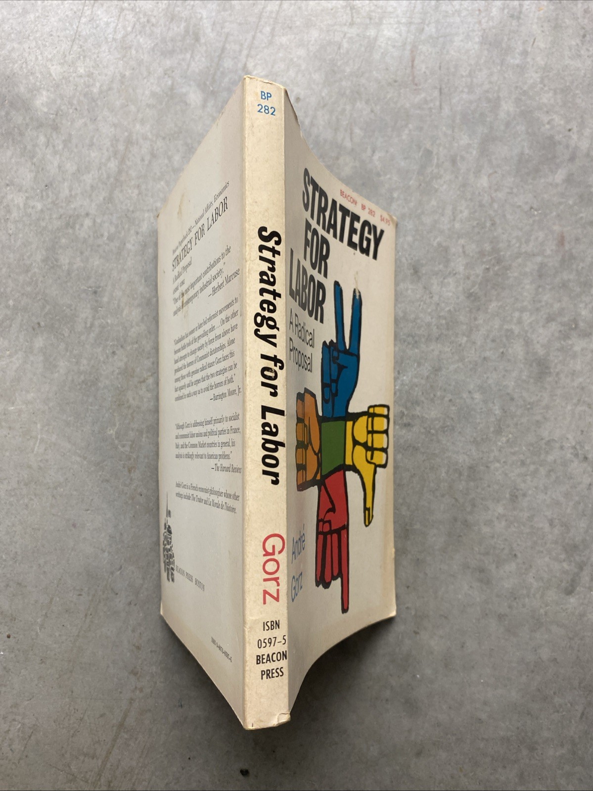 Strategy for Labor Andre Gorz Beacon PB Vintage Political Economics 1964