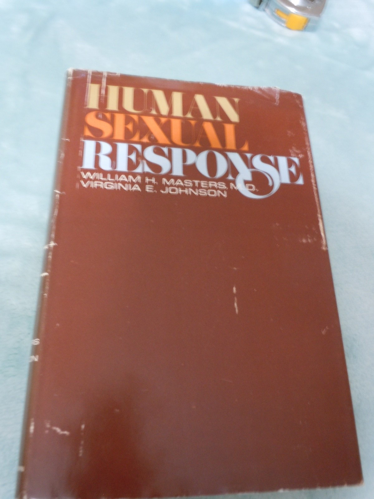 HUMAN SEXUAL RESPONCE MASTERS AND JOHNSON HC 1966 1ST ED 6 PRINTING