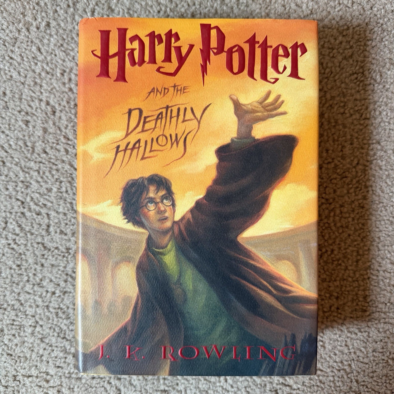 1st Edition 1st Print HC Harry Potter & The Deathly Hallows 759 pages Error Rare