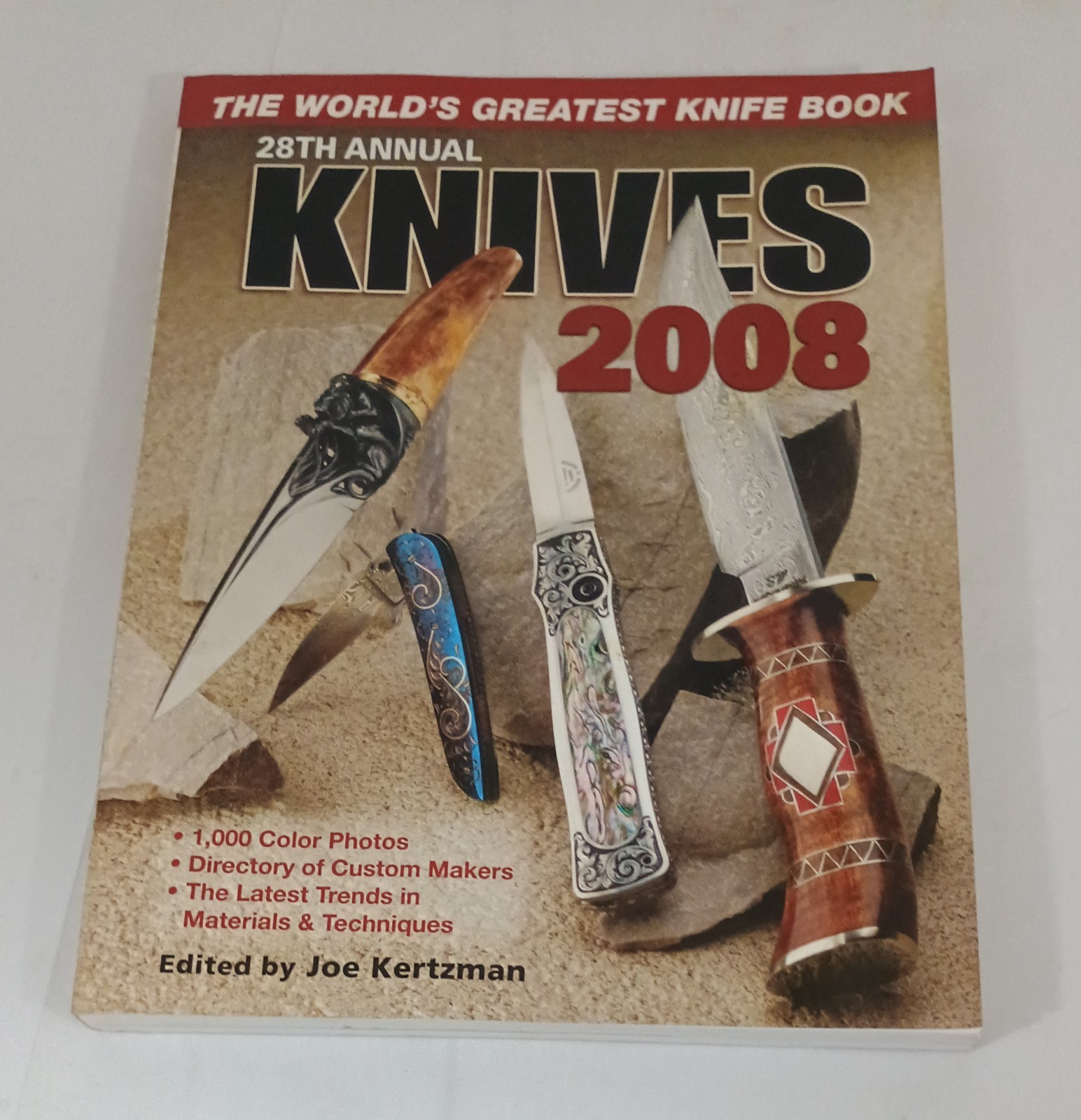 28th Annual KNIVES 2008 World’s GREATEST Knife Book Paperbook Joe Kertzman