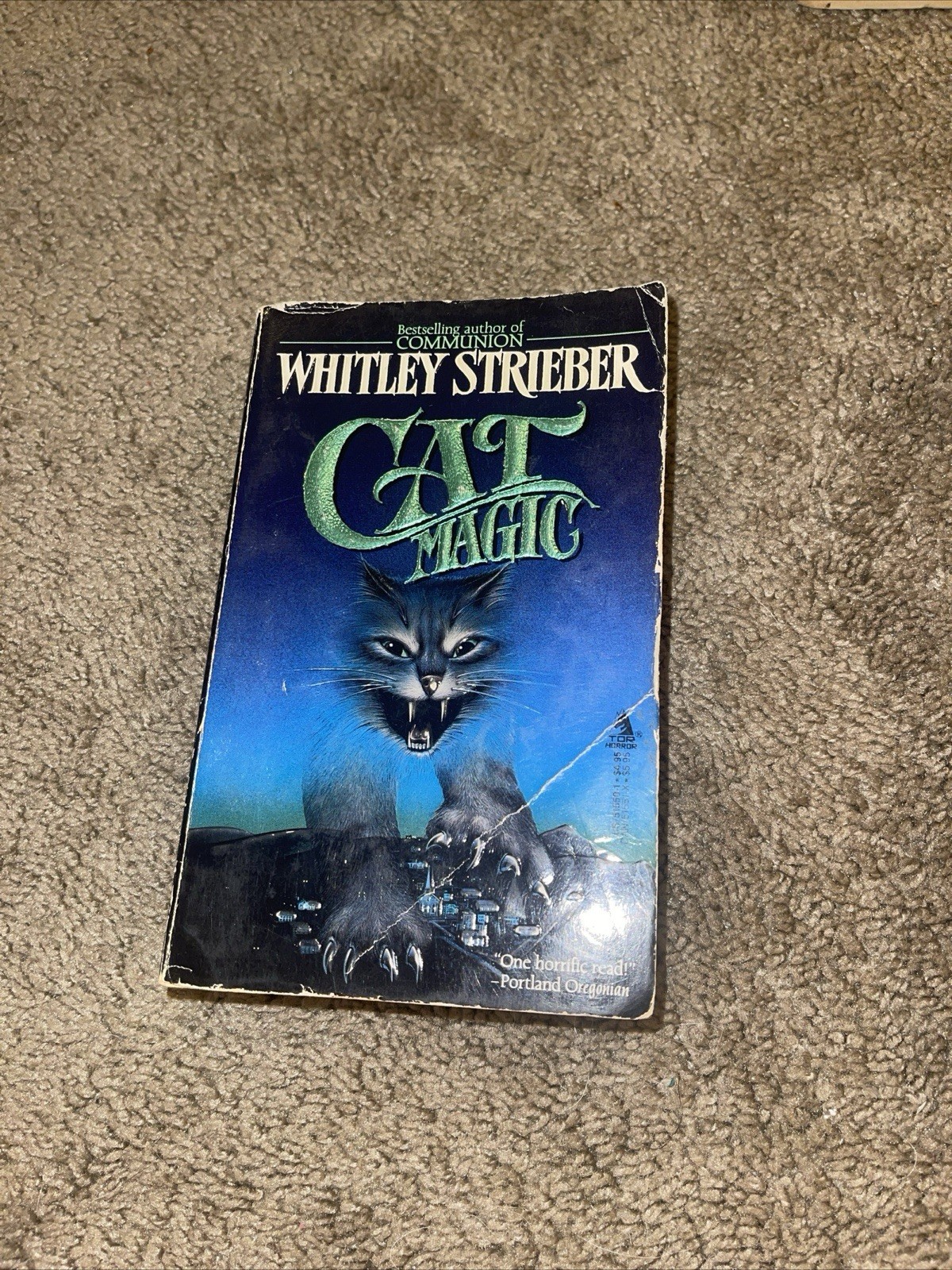 Cat Magic By Whitley Strieber 1987 Horror Novel Vintage