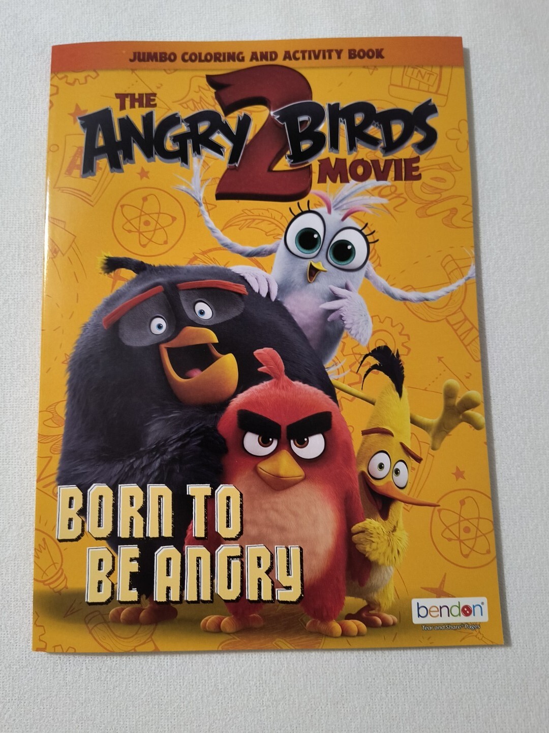 The Angry Birds 2 Movie “Born to be Angry” Coloring Book by Bendon 🆕 Free Ship!