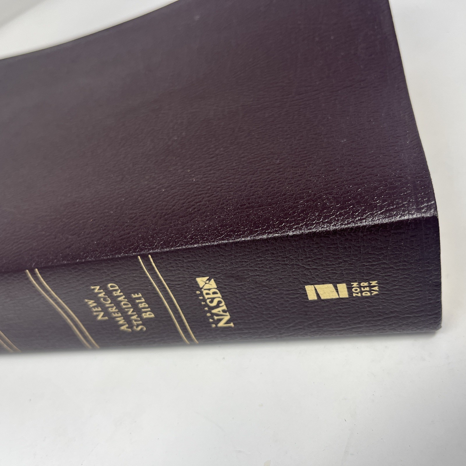 Life Application Study Bible NASB Bonded Burgundy Leather – Zondervan 2000