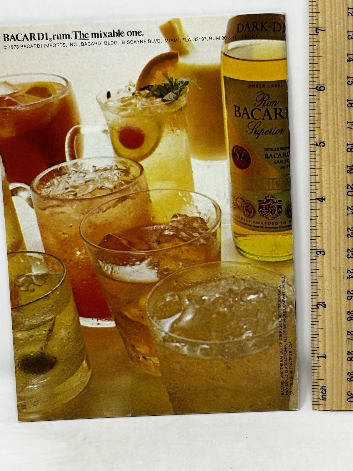 Bacardi Beverage Party Book Pamphlet 29 pgs 7 1/2 in x 5 3/8 in