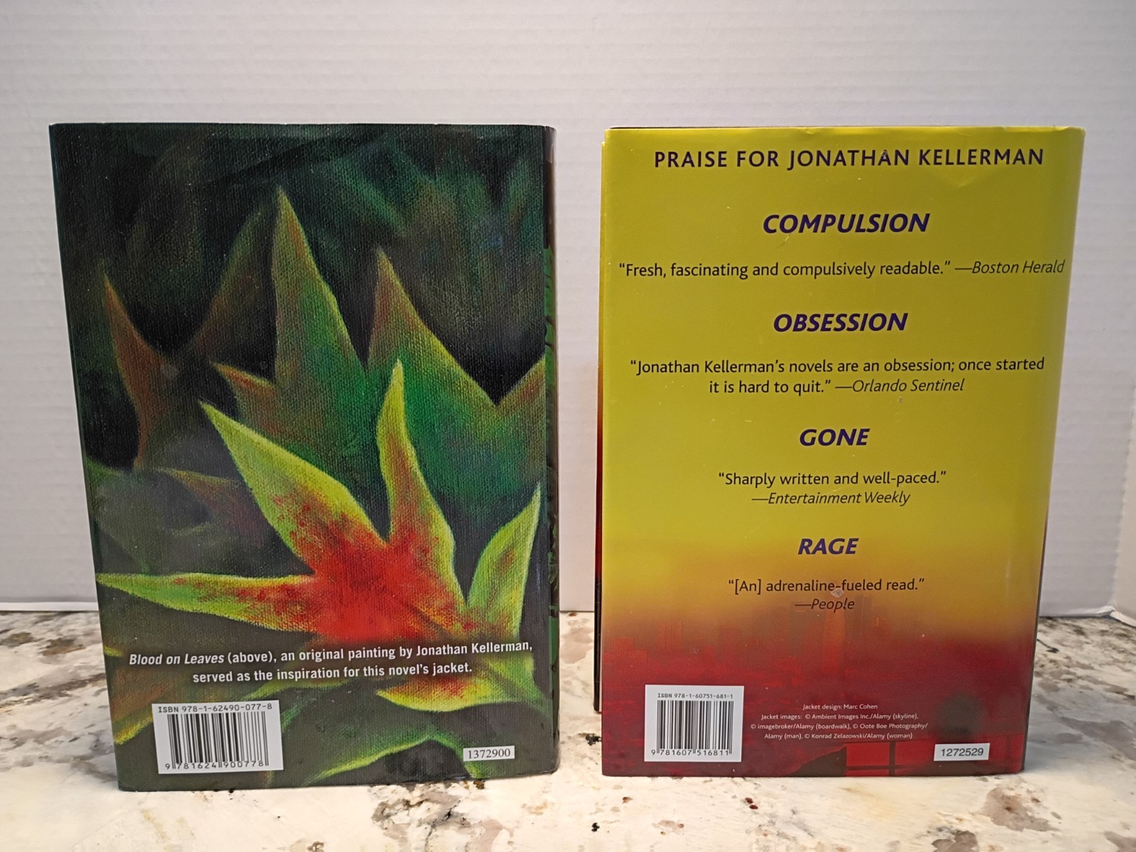 Jonathan Kellerman HCDJ Book Lot 2 True Detectives & Guilt EUC