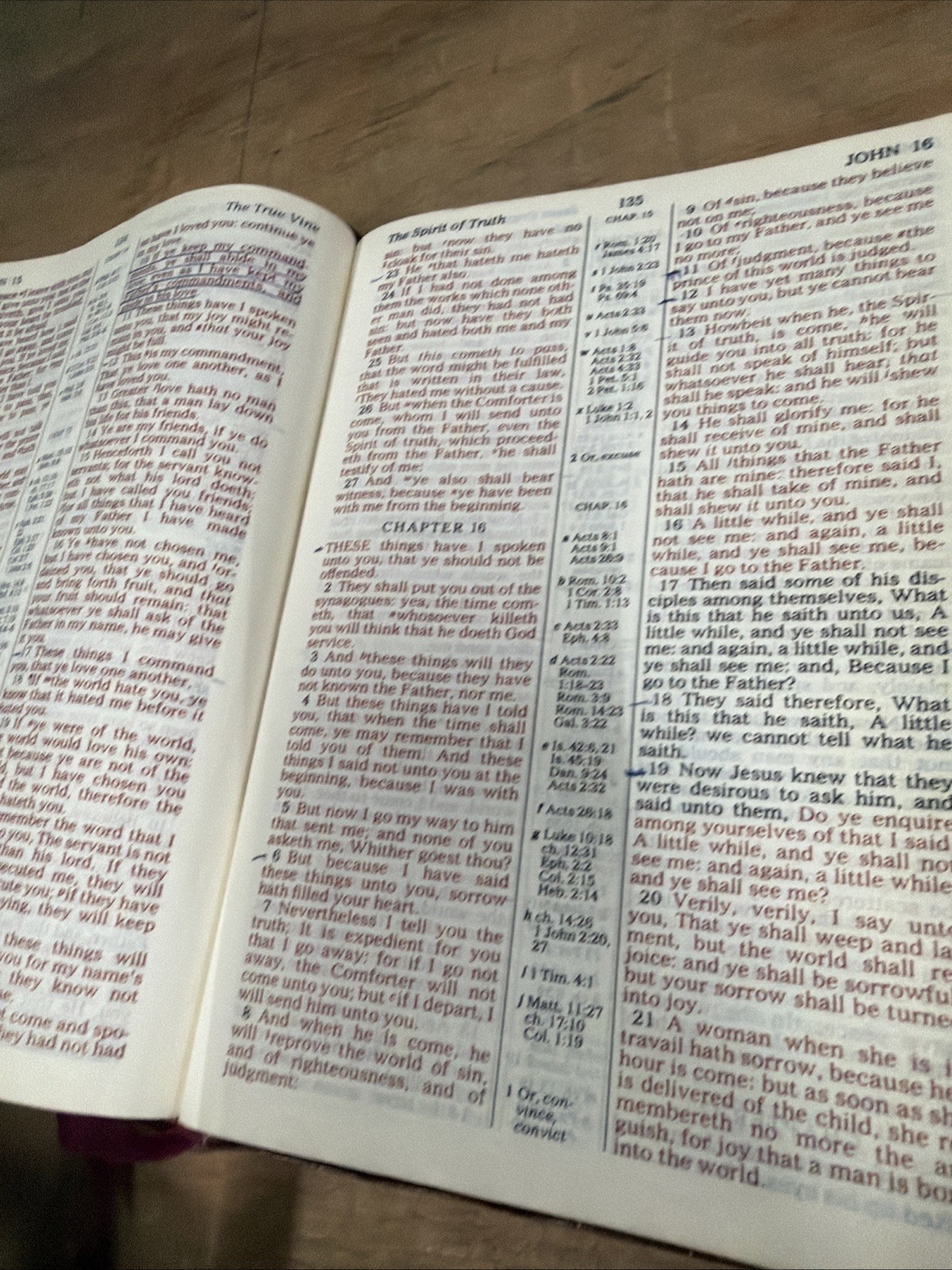 KJV LARGE PRINT Rhema Study Bible; Red GENUINE LEATHER Red Letter; Kenneth Hagin
