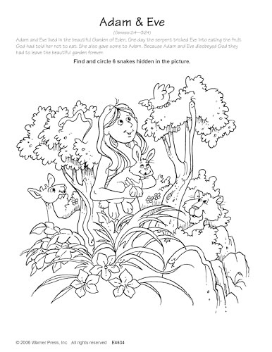 Bible Story Hidden Pictures – Paperback By Warner Press Kids – VERY GOOD
