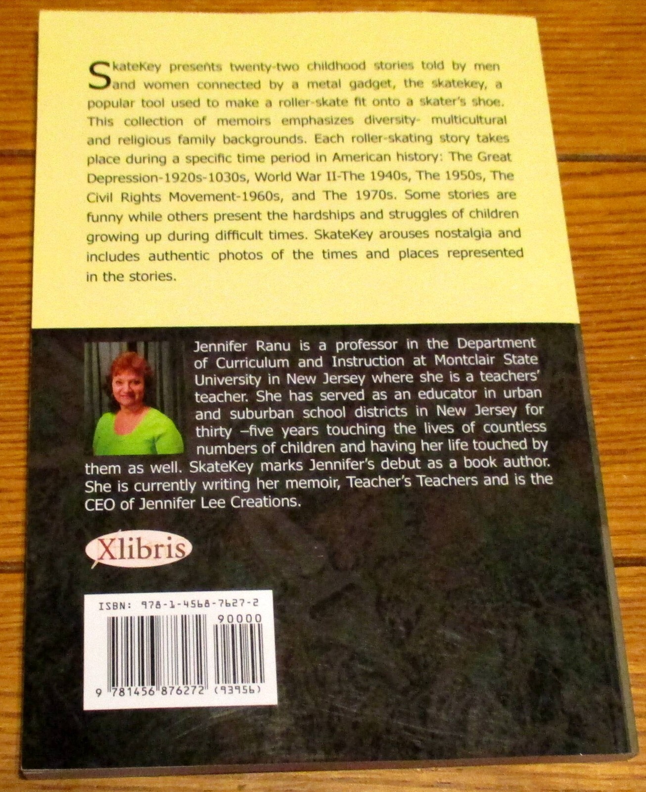 2011 Skatekey by Jennifer Ranu Softcover Book SIGNED 164 Pages W/Bookmark