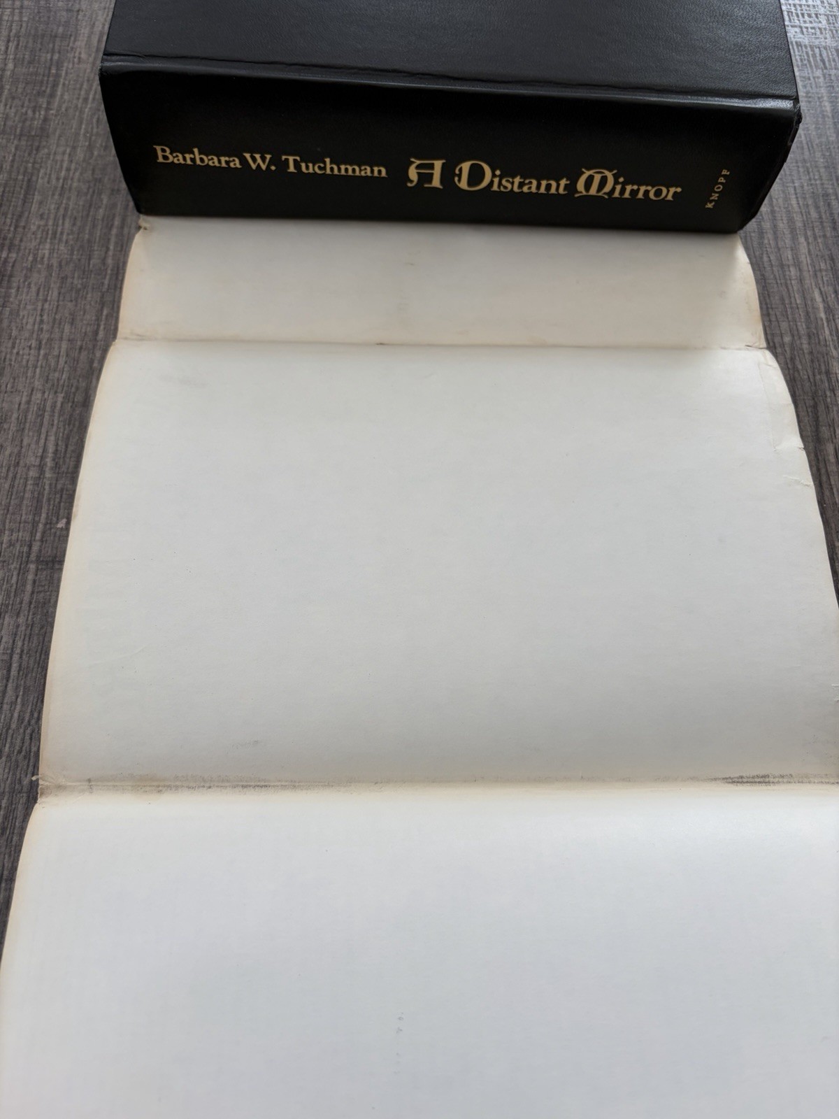 A Distant Mirror – Barbara W. Tuchman First Edition First Printing HCDJ VTG 1978