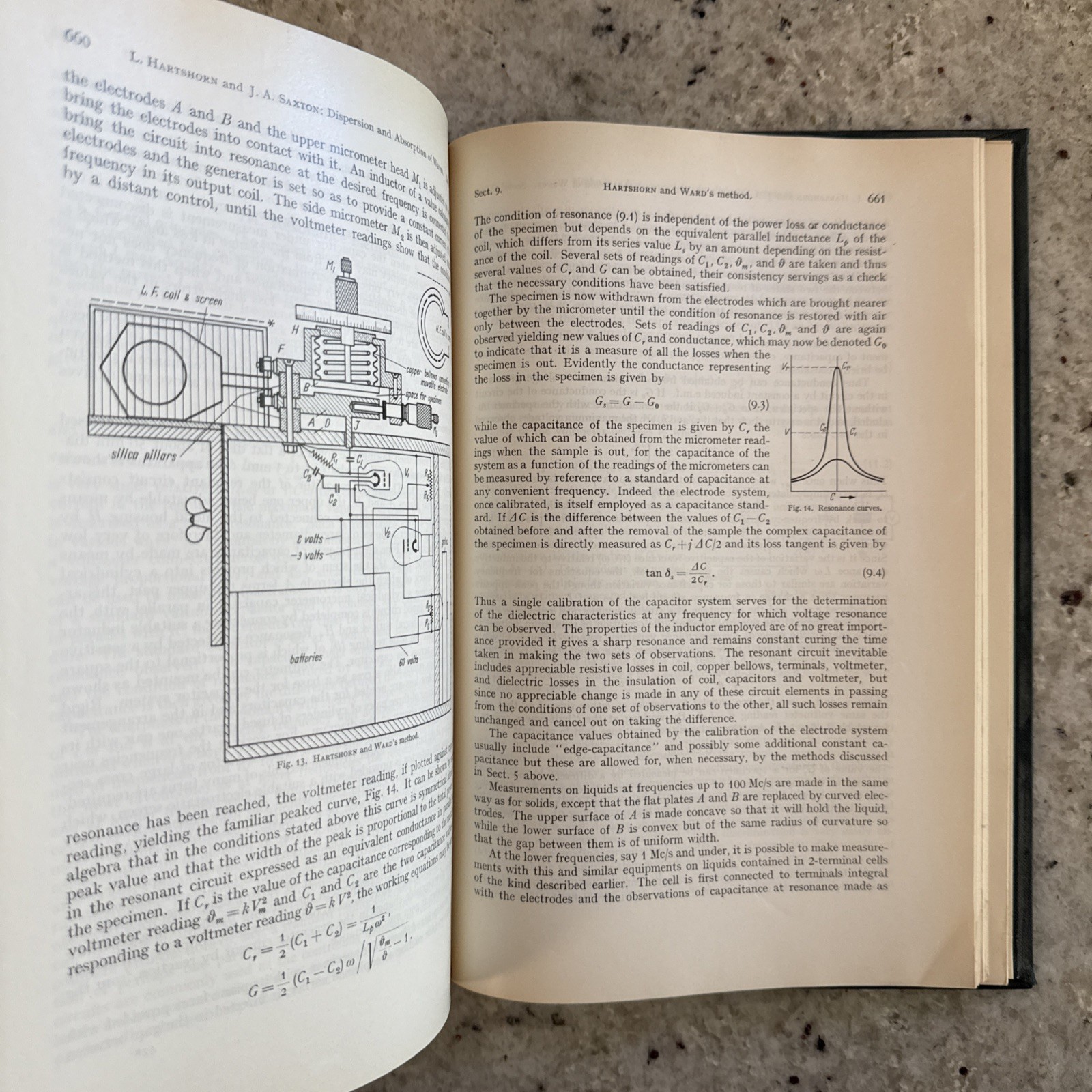 Vintage 1958 Springer Physics XVI: Electric Fields & Waves, Flügge HC Ger/Eng