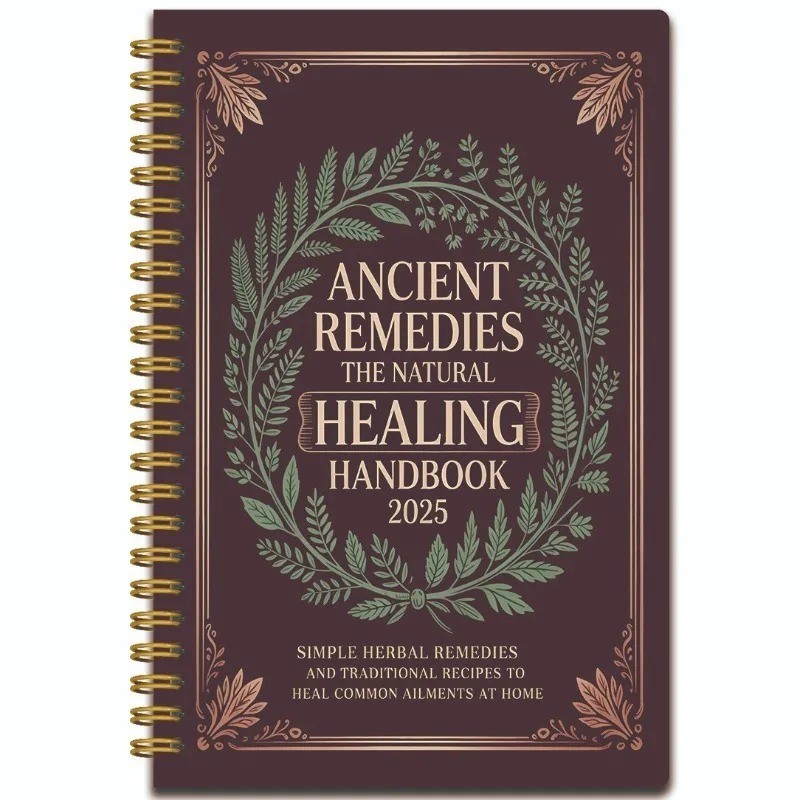 The Natural Healing Handbook – Ancient Herbal Remedies Spiral-Bound Guide