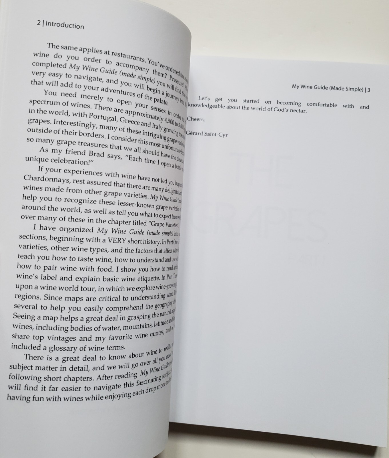 My Wine Guide (made simple) Paperback 2015 by Gerard M Saint-Cyr 222 Pages