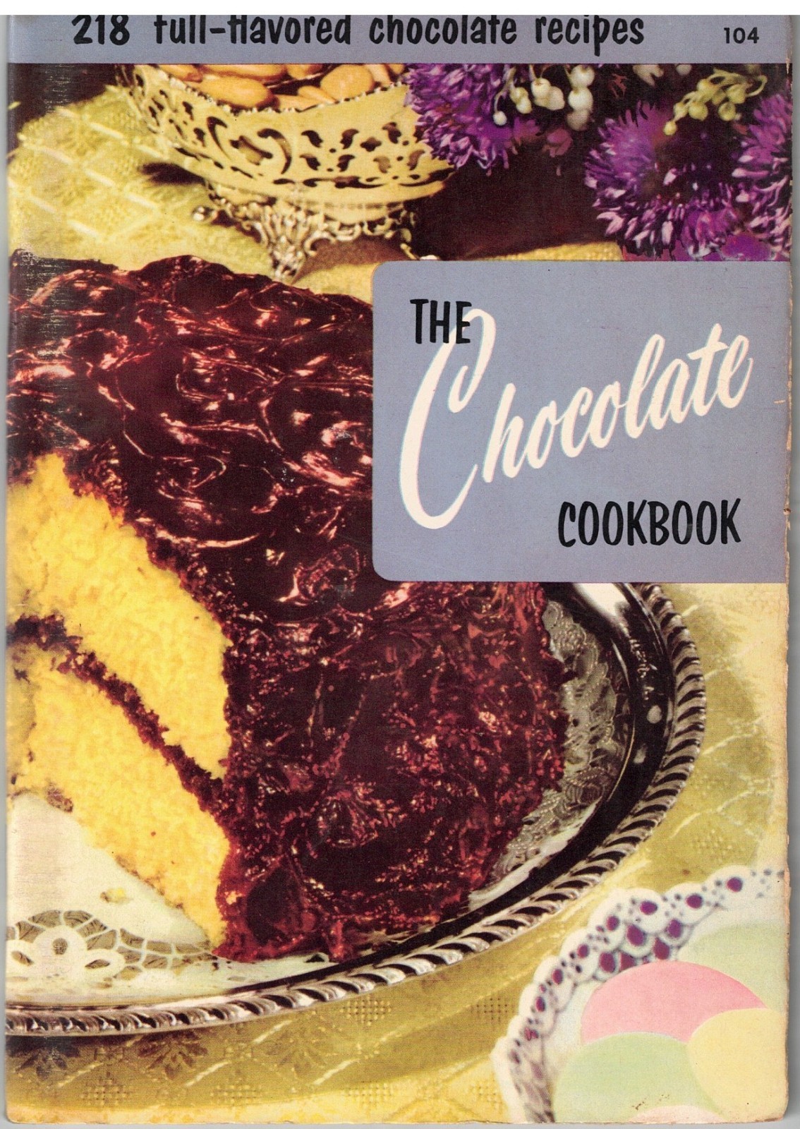 Vintage 1955 The Chocolate Cookbook Culinary Arts Institute #104 68 pages