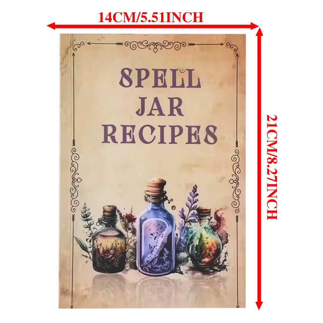 Spell Jar Recipes Witch Spell Book Fun Kids Magical Toy Book Essential Old spell
