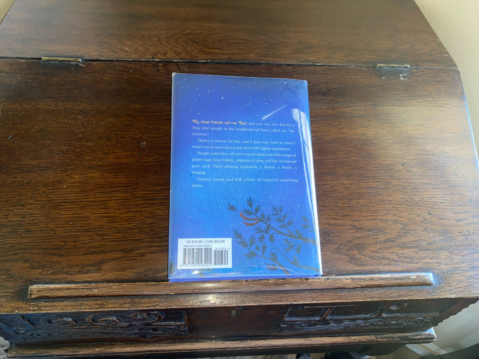 WISHTREE by Katherine Applegate, SIGNED 1st/1st (2017, Hardcover)