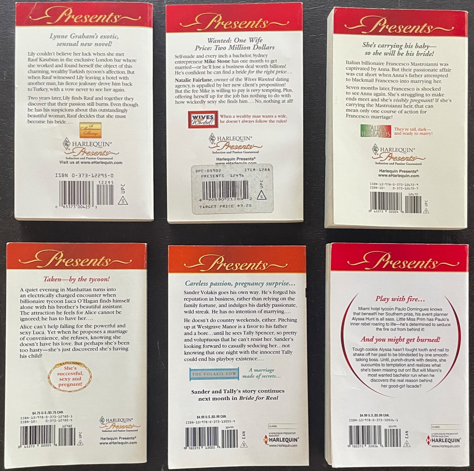 Instant Harlequin Romance Library! 289 Presents & Extra pbks. 2000-2013. G-VGC