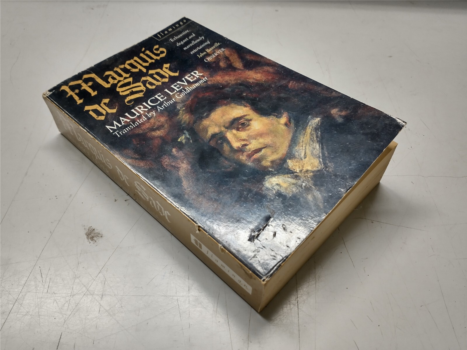 Marquis De Sade A Biography Maurice Lever Arthur Goldhammer trans 1995 pb