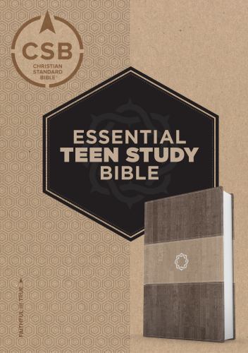 CSB Essential Teen Study Bible, Weathered Gray Cork LeatherTouch, Devotionals, S