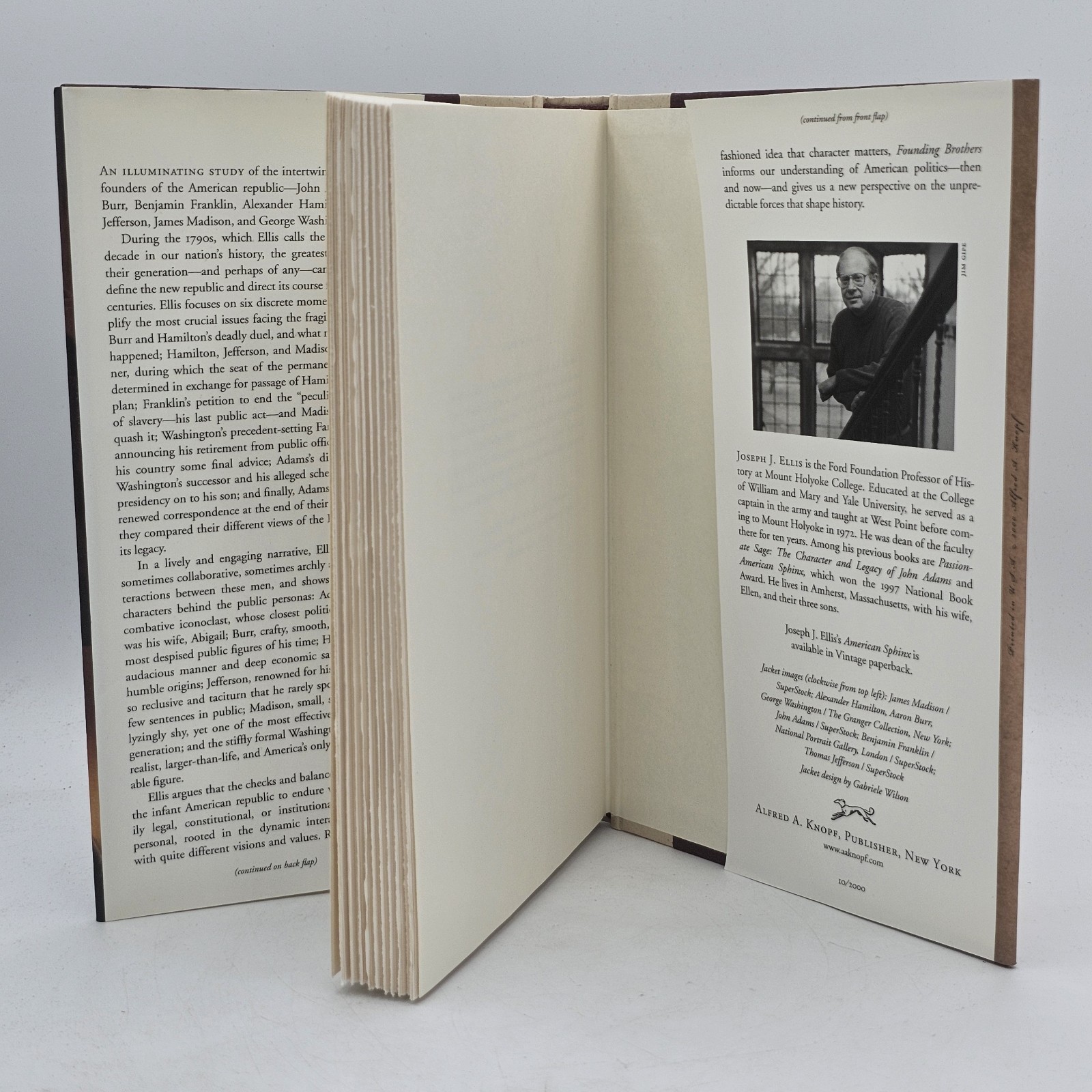 Founding Brothers Joseph J Ellis 2000 HC DJ Pulitzer American History