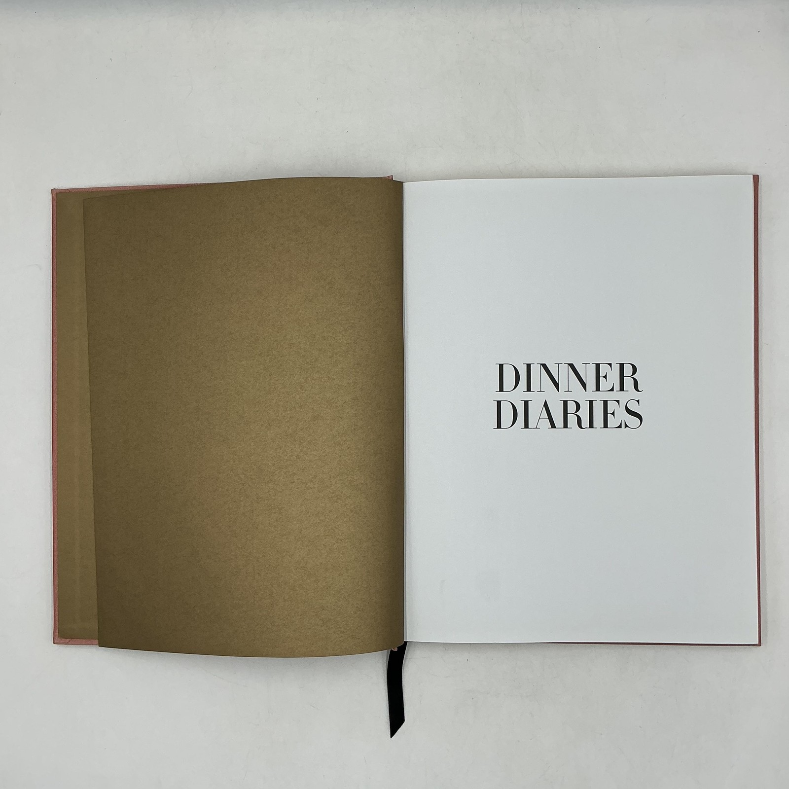 Dinner Diaries Daniel Cappello 2014 Hardcover Pink Stone Publishing Book