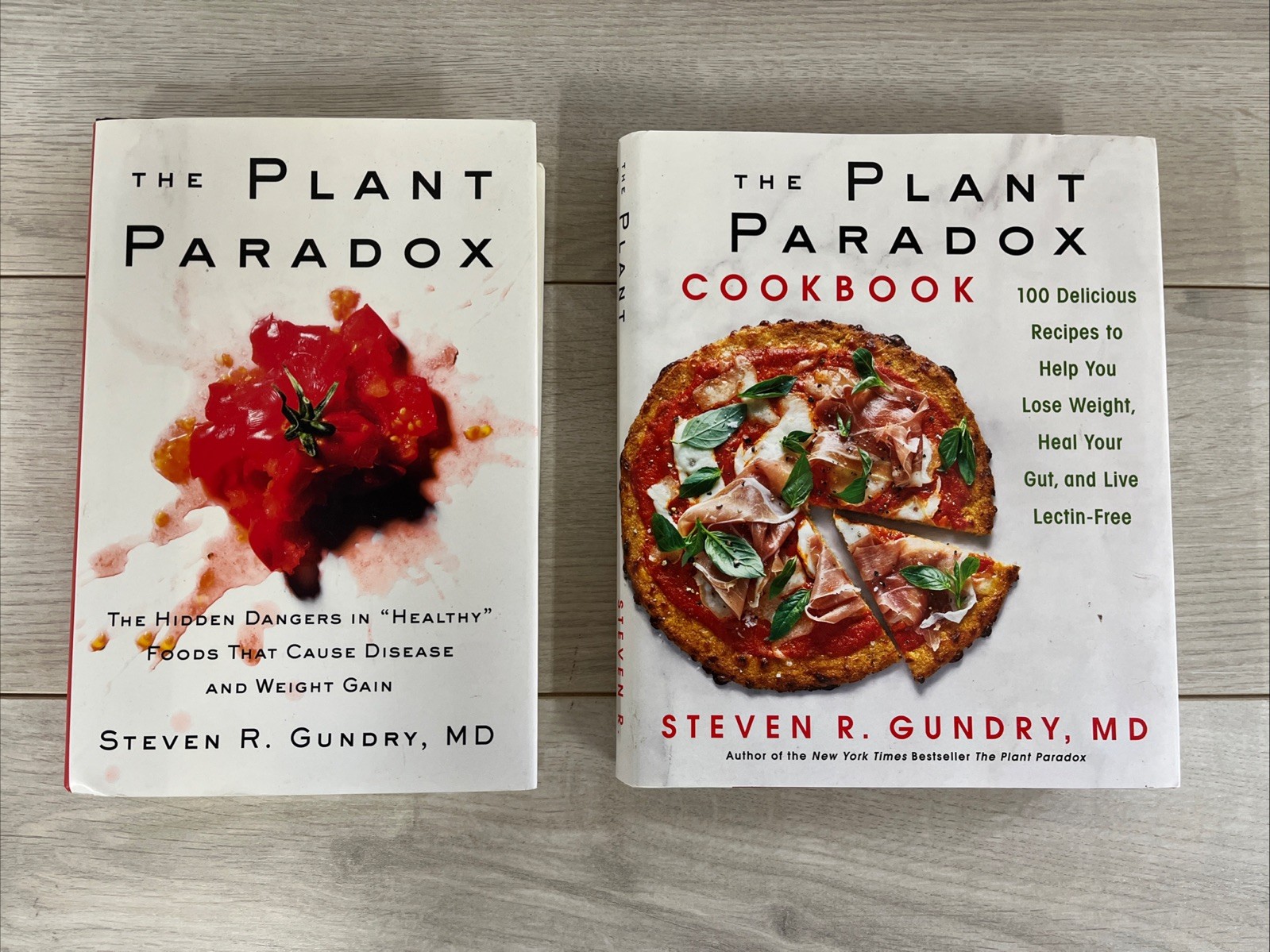The Plant Paradox & The Plant Paradox Cookbook Lot Of 2 B1